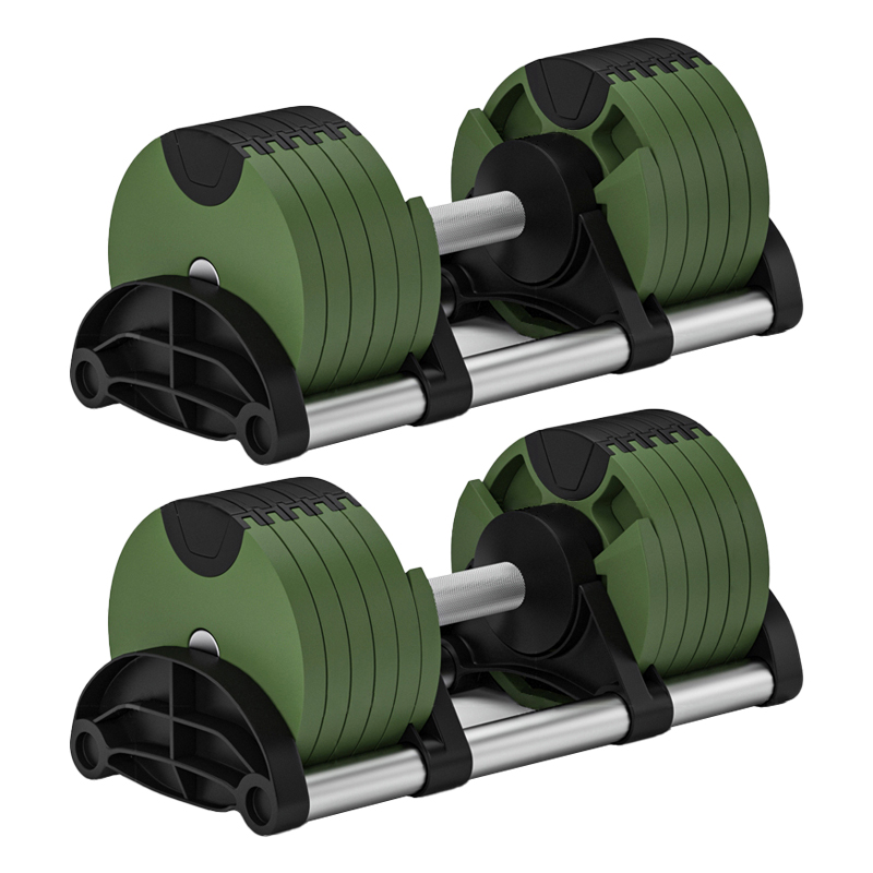 Adjustable Dumbbell 40Kg Pair - أثقال دامبلز دائرية قابلة للتعديل للتدريب
