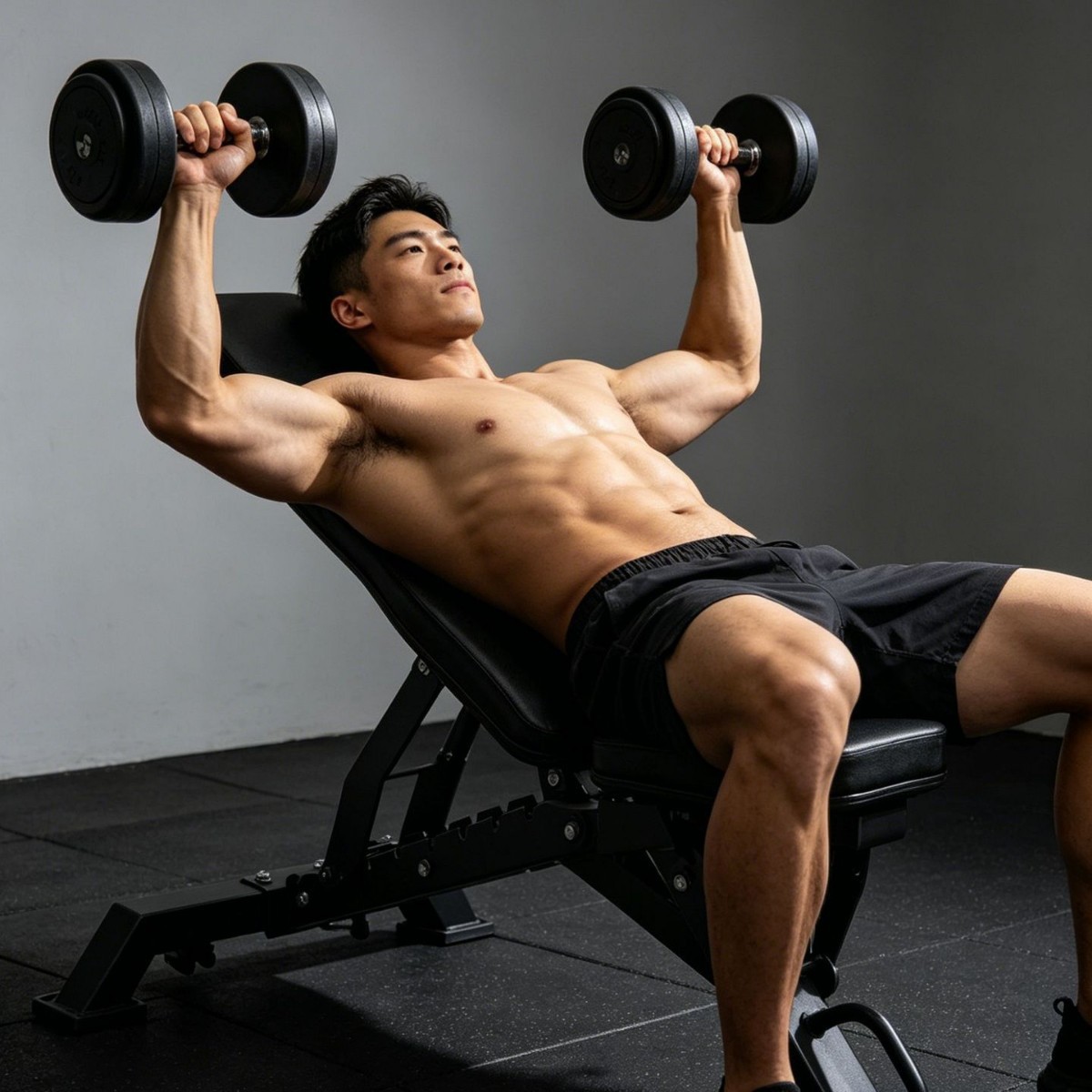Bench Press Adjustable Incline - مقعد تمارين رياضية منزلي متعدد الوظائف