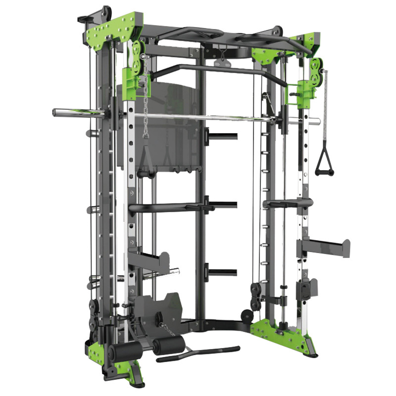 Smith Machine Home Gym Power Rack - معدات صالة رياضية منزلية مصنوعة في