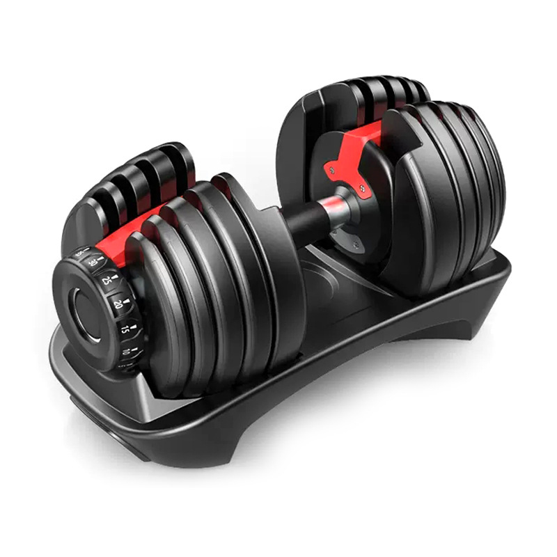 Adjustable Dumbbell 40Kg Pair - معدات تدريب اللياقة البدنية المحمولة للجنسين،