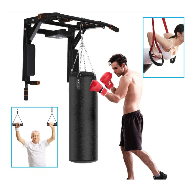 Pull Up Bar Wall Mounted - 2026 جهاز لياقة بدنية متعدد الوظائف