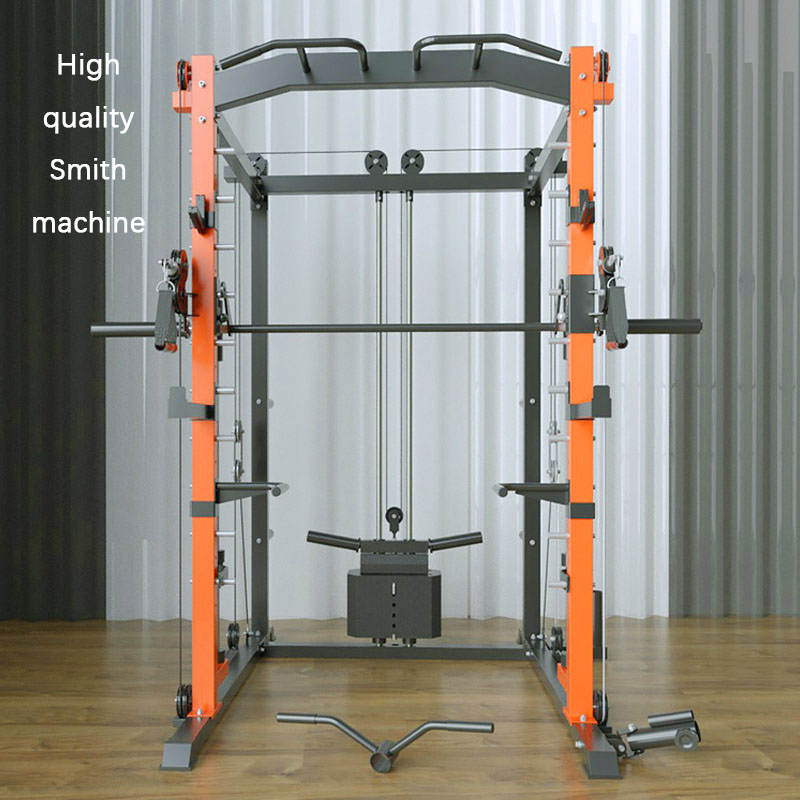 Smith Machine Home Gym Power Rack - نظام آلة سميث لرف الطاقة التجاري