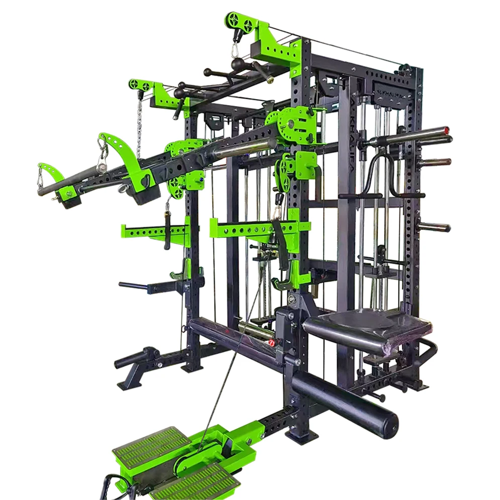 Smith Machine Home Gym Power Rack - جهاز تمارين منزلي متعدد الوظائف 2026: