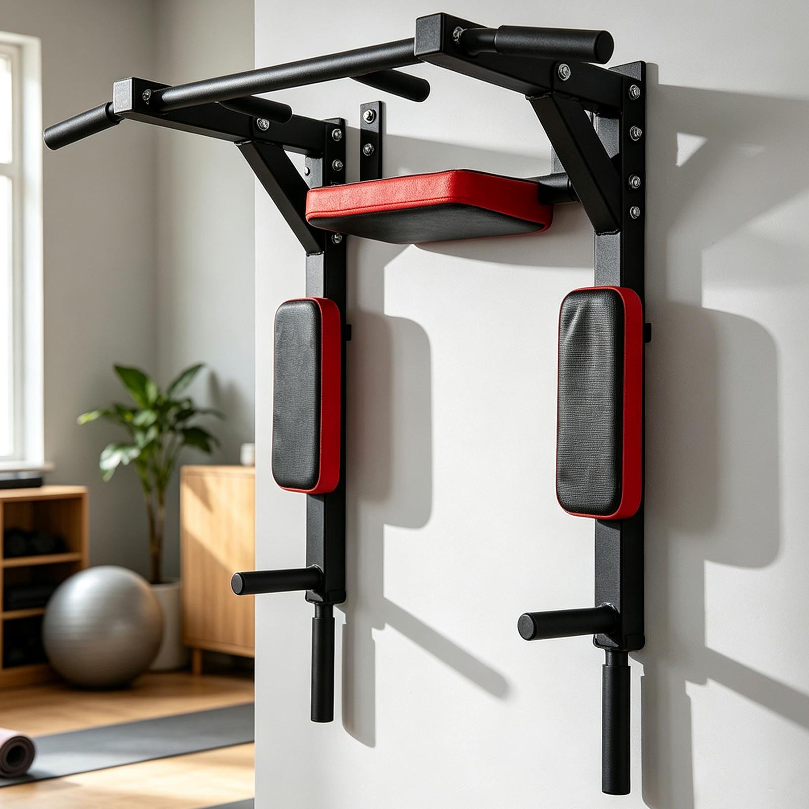 Pull Up Bar Wall Mounted - بار سحب أفقي متعدد الوظائف يثبت