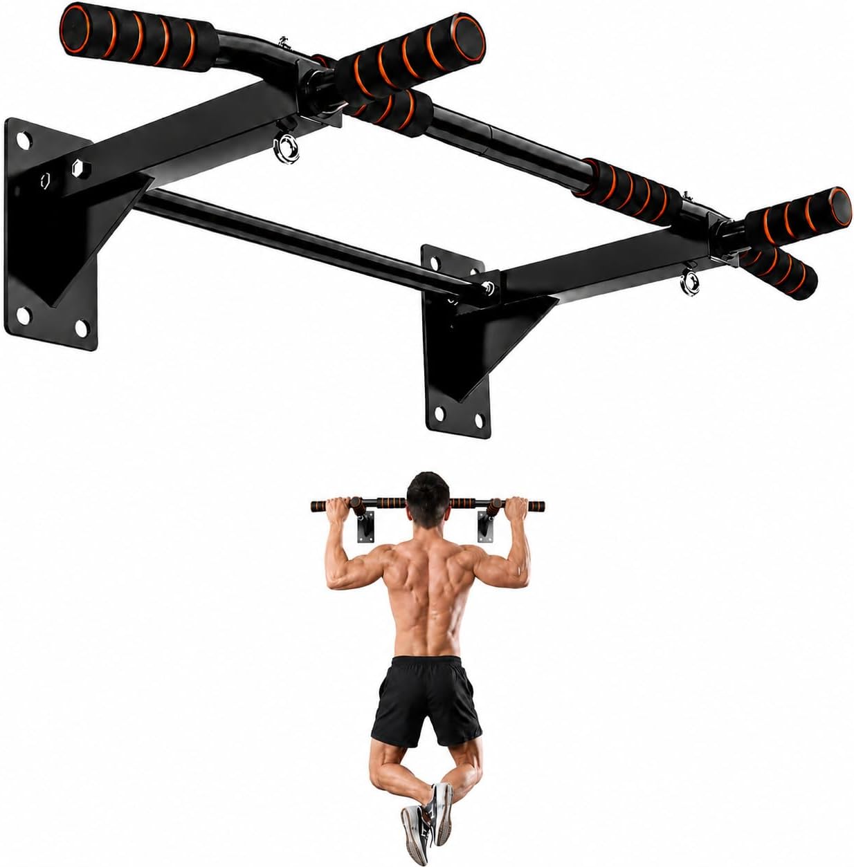 عارضة تمارين رفع الجسم للاستخد - مراجعة Pull Up Bar Wall Mounted وسعره