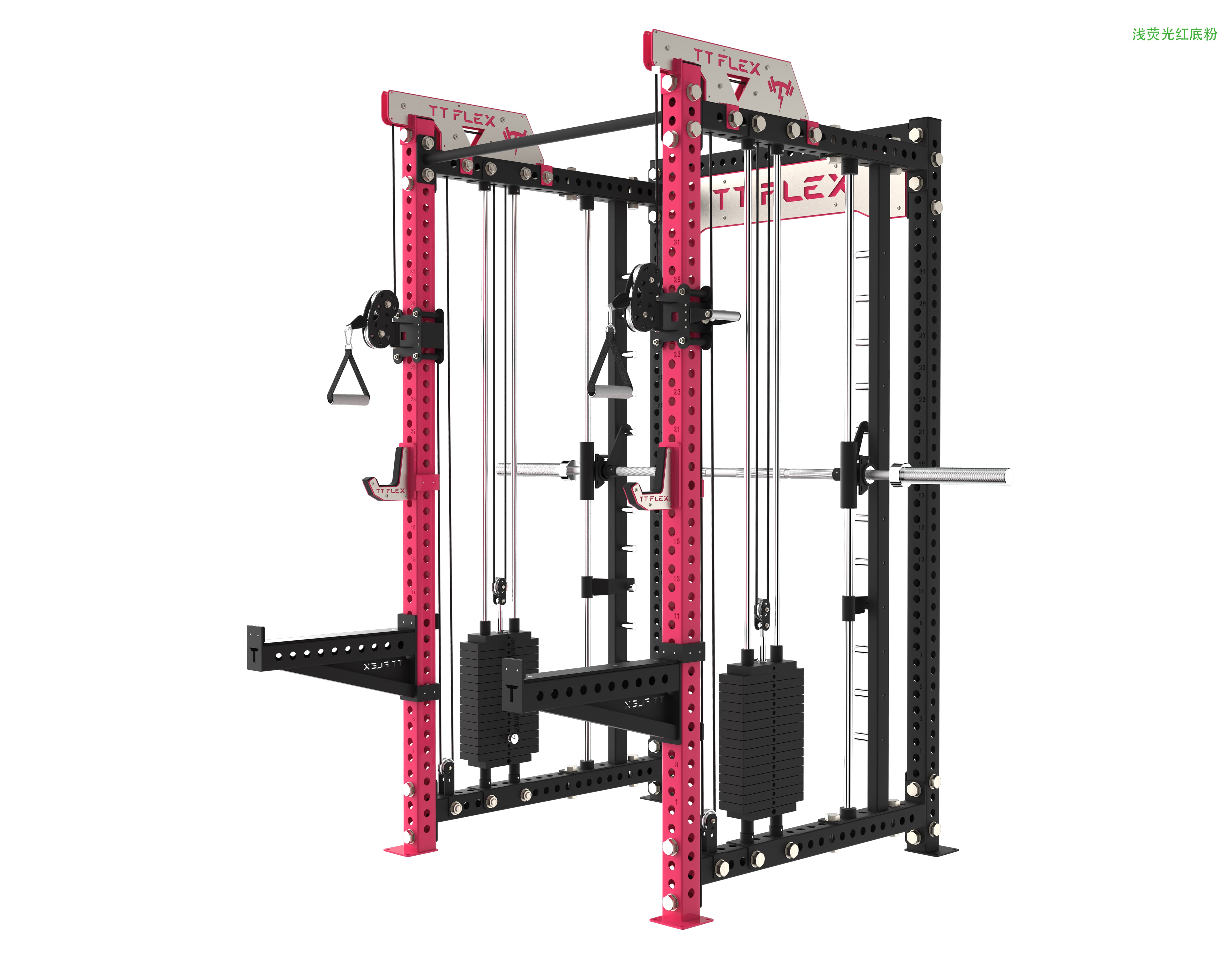 سلسلة TTFlex 3 في 1 من معدات ا - مراجعة Smith Machine Home Gym Power Rack وسعره