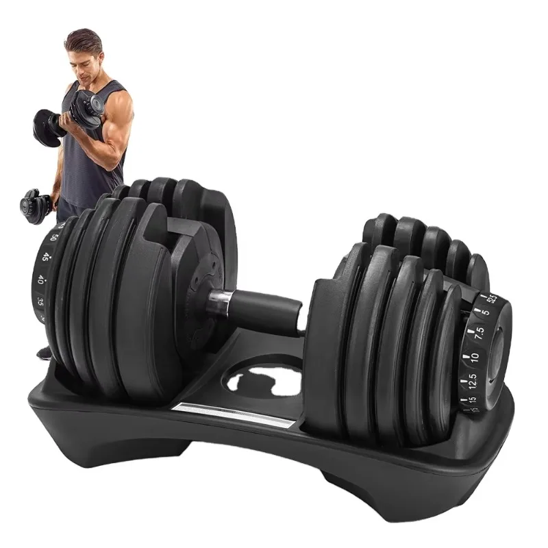 مجموعة أثقال للتمارين الرياضية - مراجعة Adjustable Dumbbell 40Kg Pair وسعره