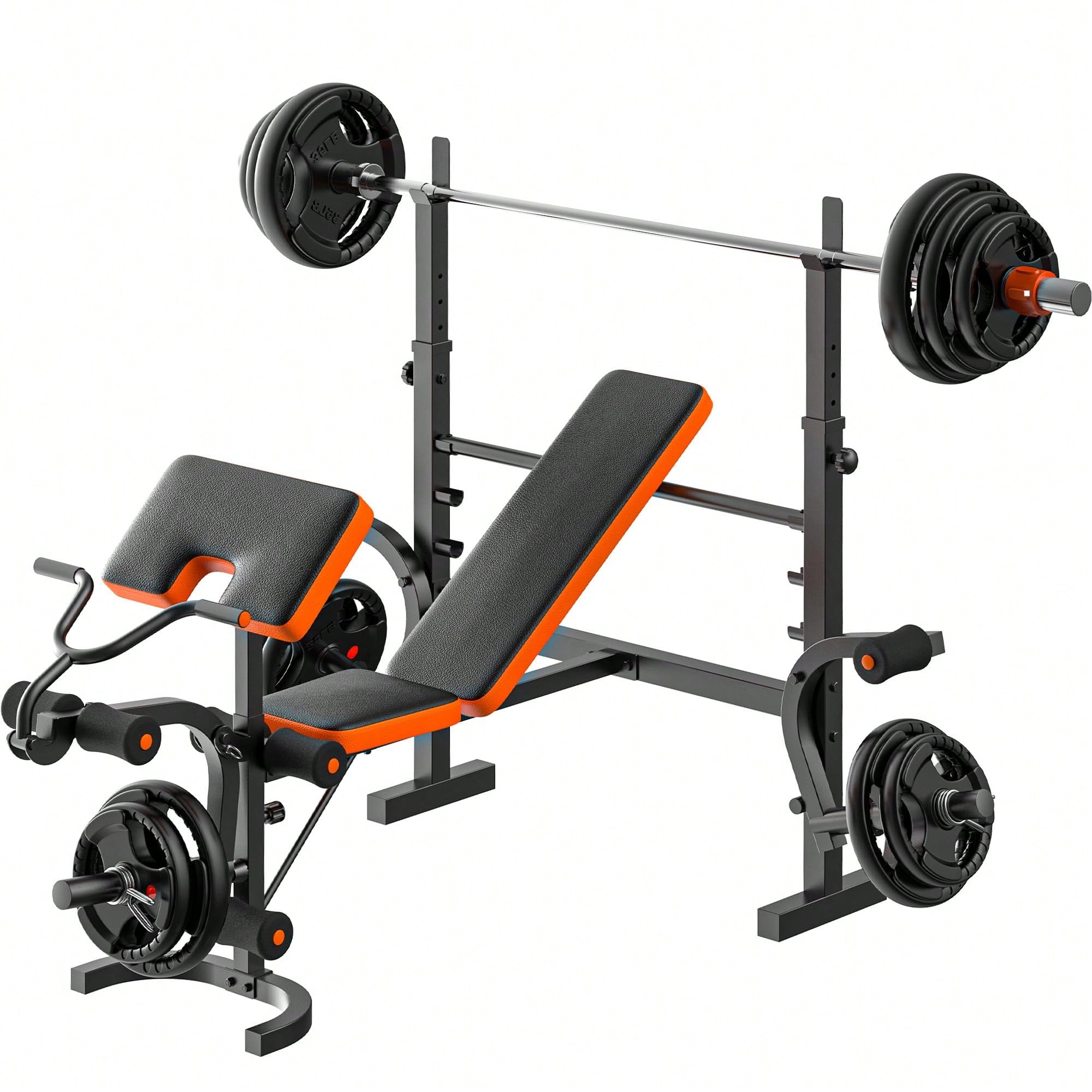 مقعد تمارين GIKPAL، مجموعة مقع - مراجعة Bench Press Adjustable Incline وسعره