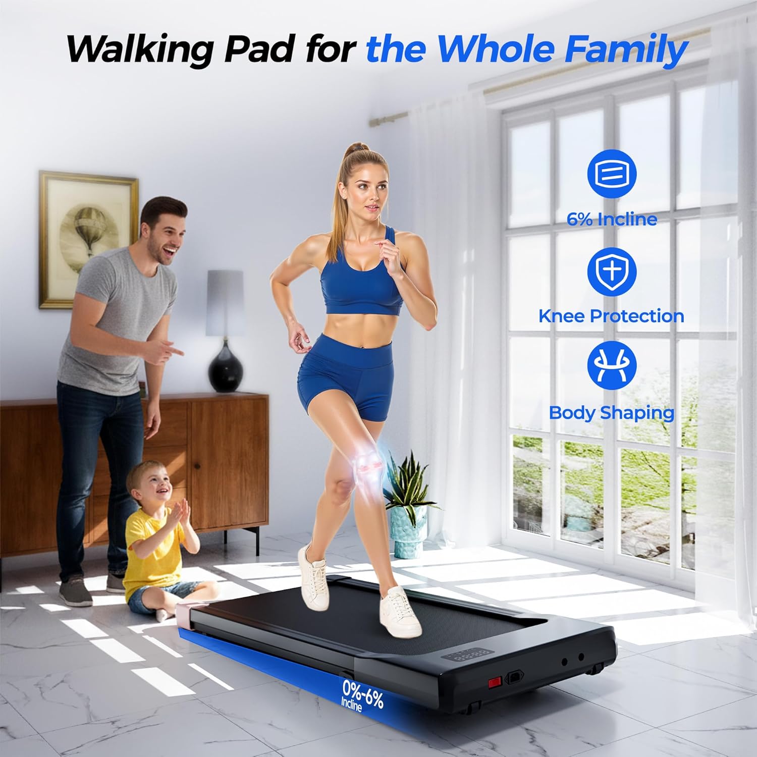 جهاز مشي صغير الحجم 3 في 1 يوض - مراجعة Treadmill Incline Home 3Hp وسعره