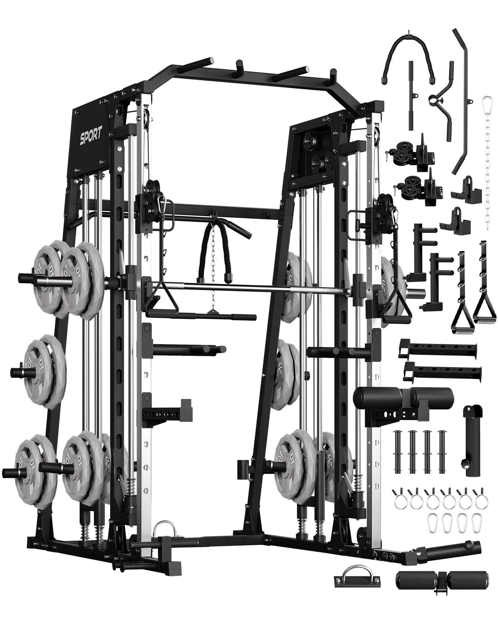جهاز سميث للتمارين المنزلية، ج - مراجعة Smith Machine Home Gym Power Rack وسعره