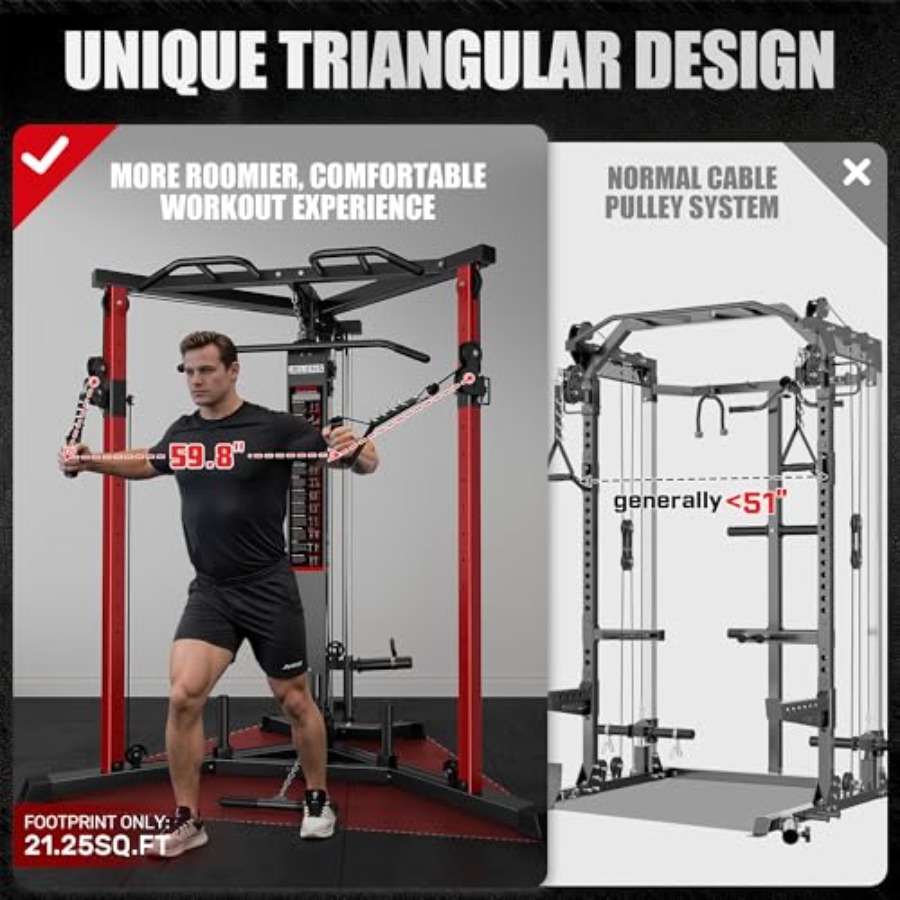 جهاز كروس أوفر لتمارين الجيم ا - مراجعة Cable Crossover Machine Home وسعره