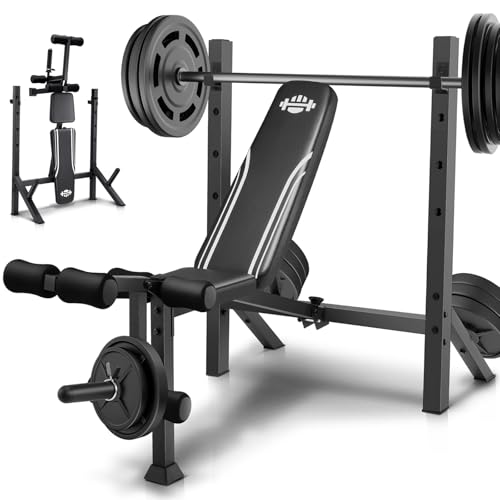 مجموعة مقعد تمارين بوزن 900 رط - مراجعة Bench Press Adjustable Incline وسعره