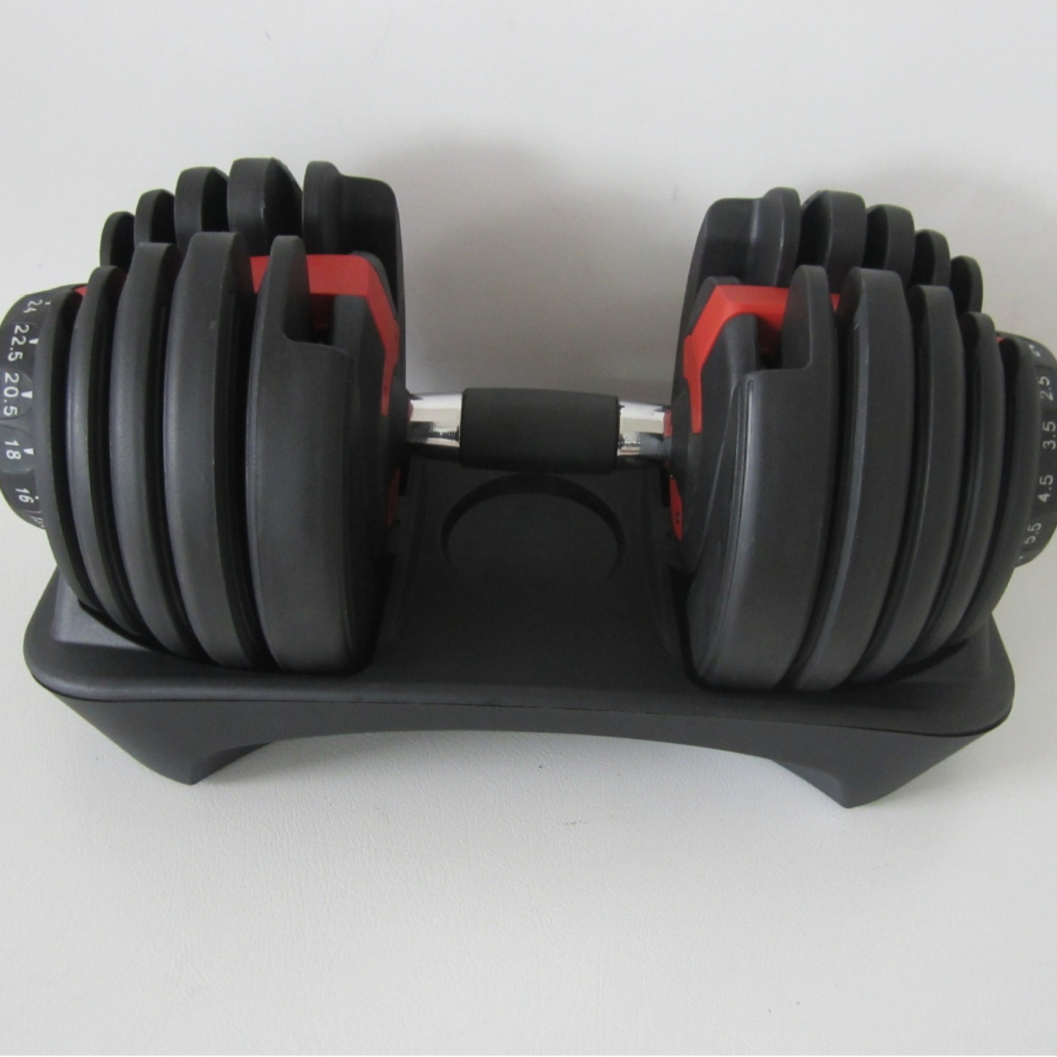 معدات لياقة بدنية منزلية مع مق - مراجعة Adjustable Dumbbell 40Kg Pair وسعره