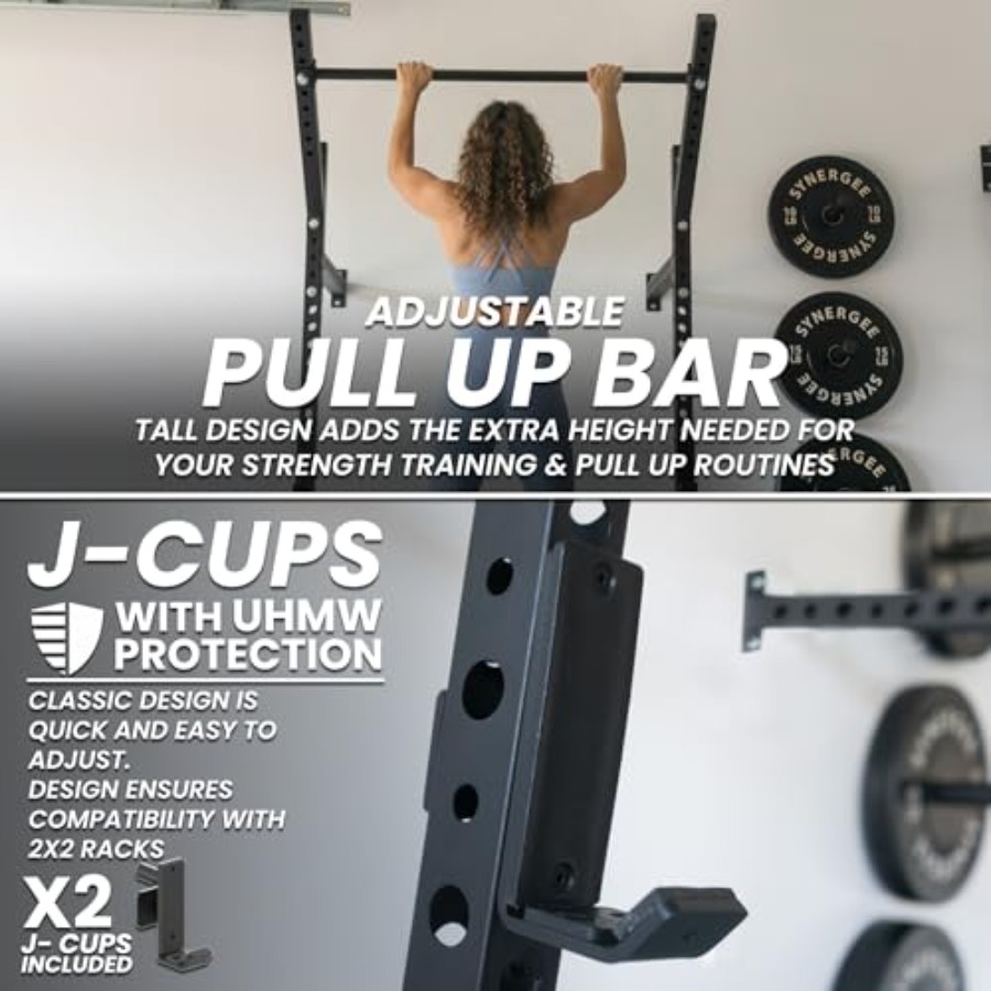 حامل سكوات مثبت على الحائط للا - مراجعة Pull Up Bar Wall Mounted وسعره