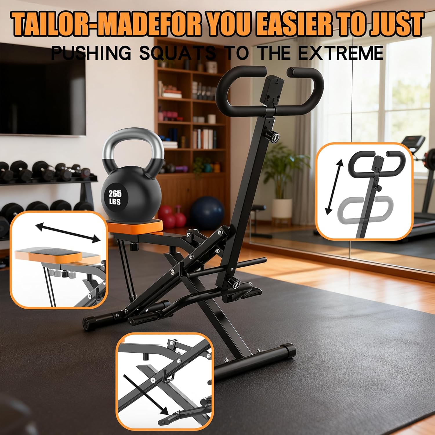 جهاز تمارين القرفصاء المنزلي،  - مراجعة Leg Press Machine Home وسعره