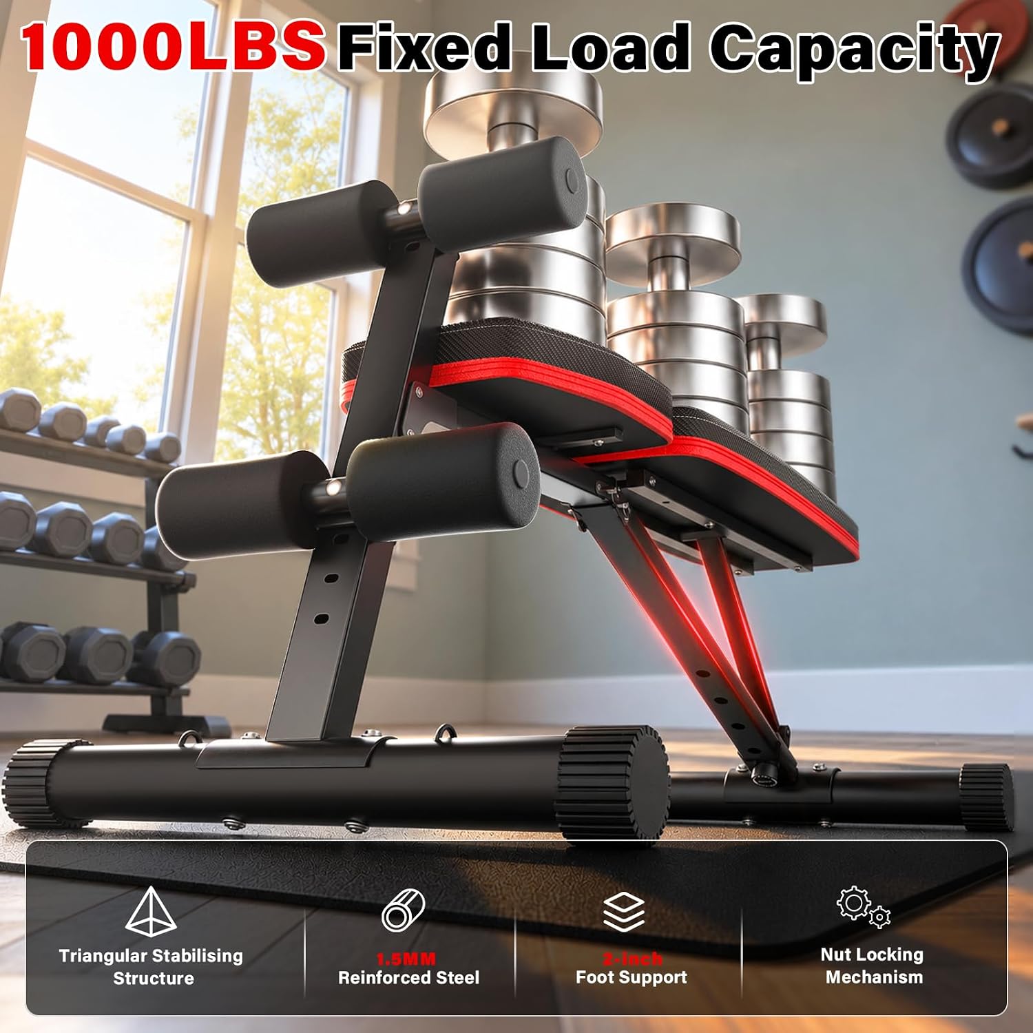 مقعد تمارين قابل للتعديل والطي - مراجعة Bench Press Adjustable Incline وسعره