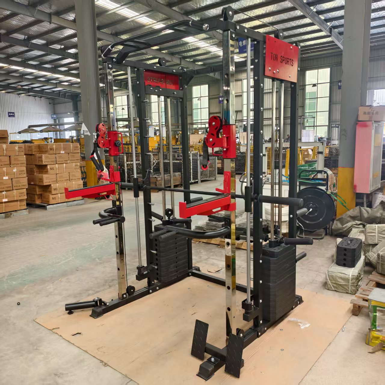 جهاز سميث متعدد الوظائف من FDF - مراجعة Smith Machine Home Gym Power Rack وسعره