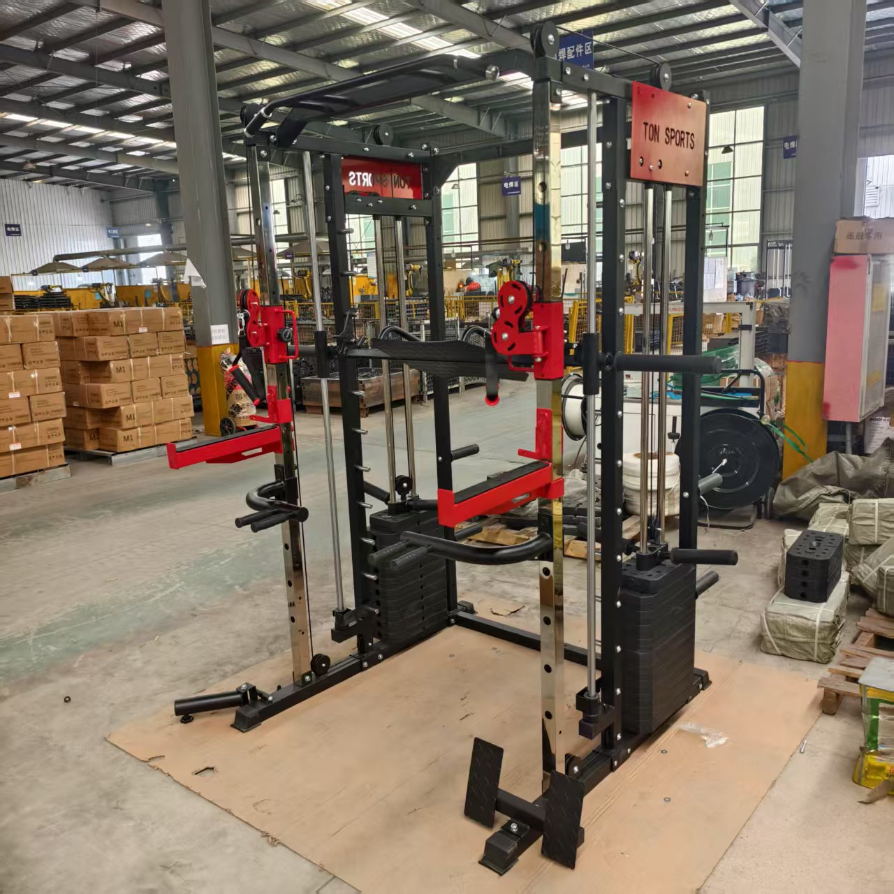 جهاز سميث متعدد الوظائف من FDF - مراجعة Smith Machine Home Gym Power Rack وسعره