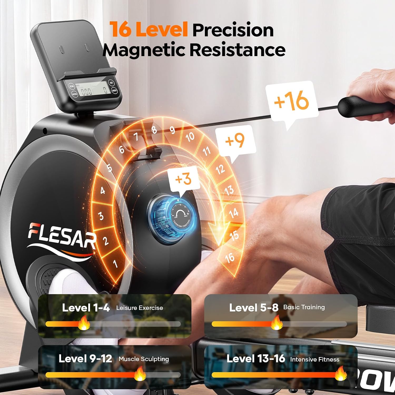 آلات التجديف المنزلية، آلة تجد - مراجعة Rowing Machine Magnetic وسعره