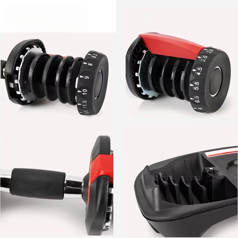 دمبل ذكي قابل للتعديل تلقائيًا - مراجعة Adjustable Dumbbell 40Kg Pair وسعره