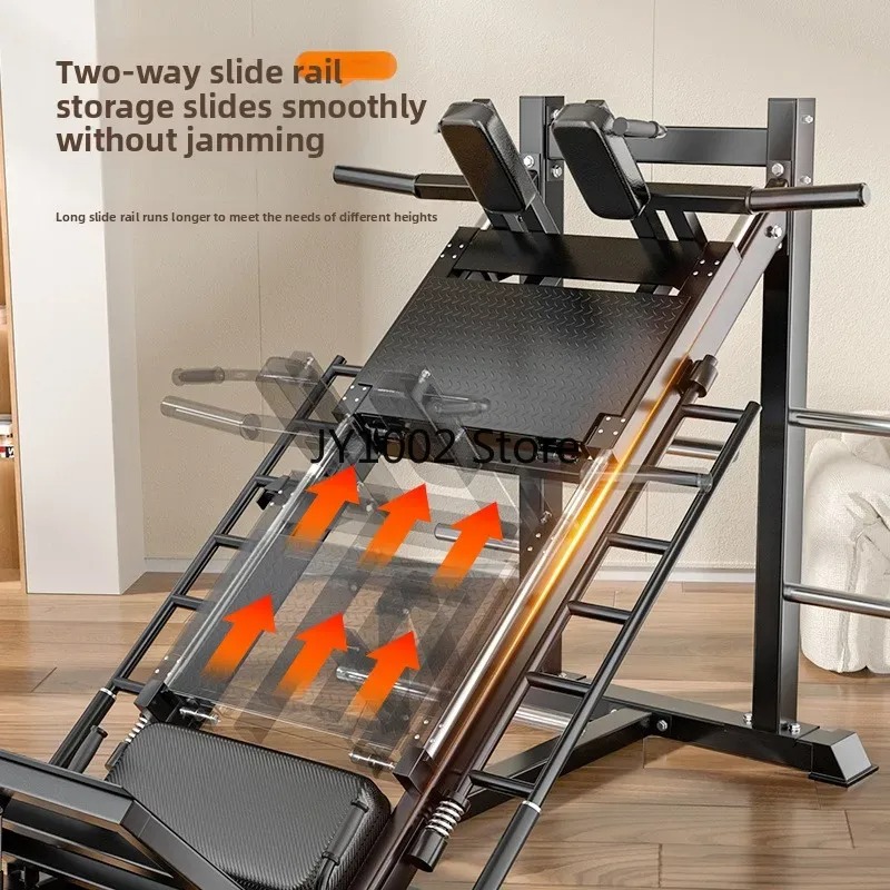 جهاز تمارين الساق المدمج بزاوي - مراجعة Leg Press Machine Home وسعره
