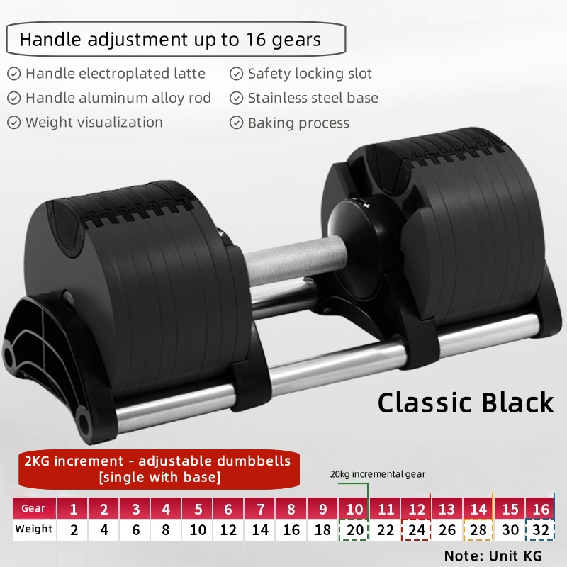 دمبل قابل للتعديل للمنزل، دمبل - مراجعة Adjustable Dumbbell 40Kg Pair وسعره