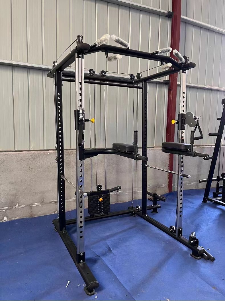 معدات رياضية منزلية متعددة الو - مراجعة Smith Machine Home Gym Power Rack وسعره