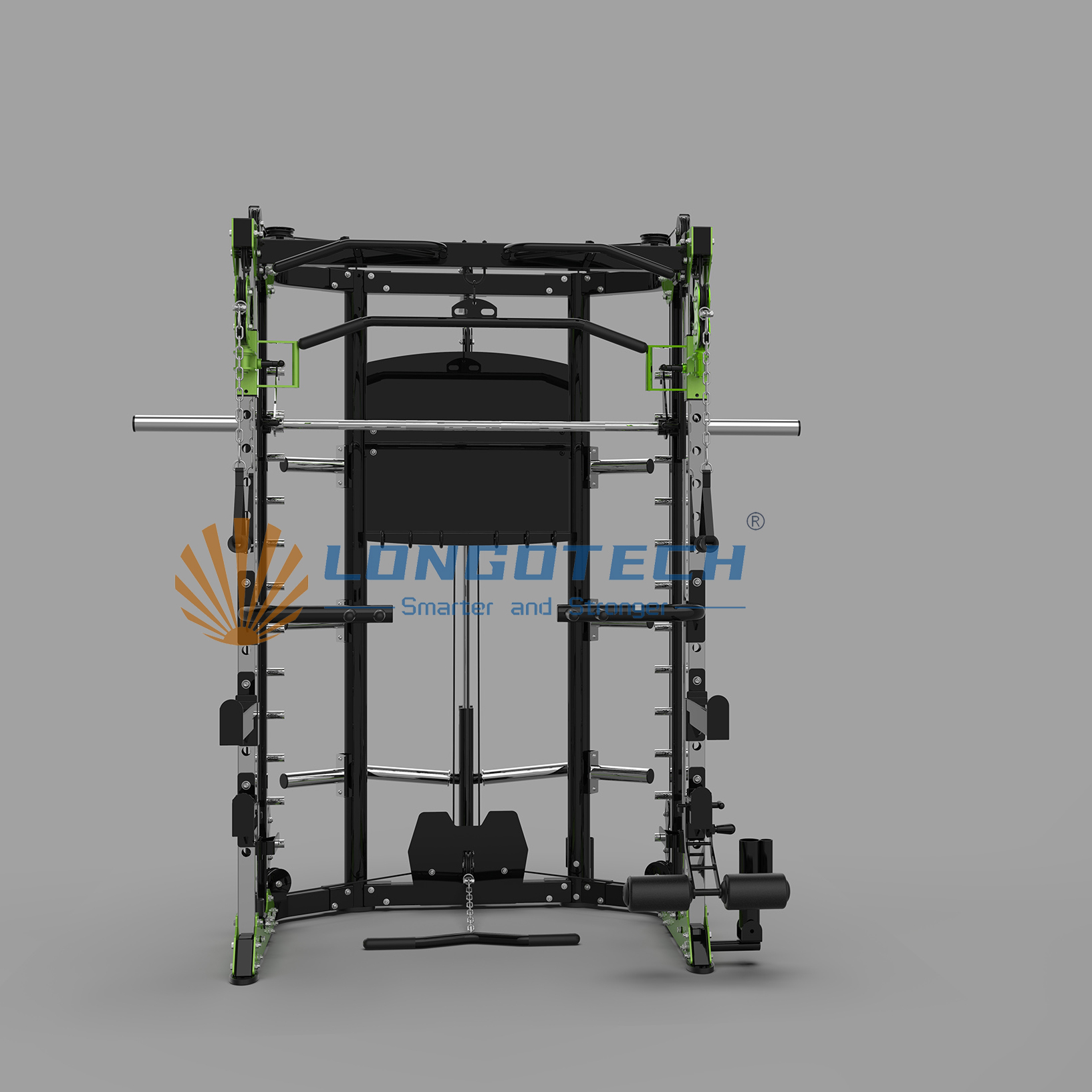 معدات صالة رياضية منزلية مصنوع - مراجعة Smith Machine Home Gym Power Rack وسعره
