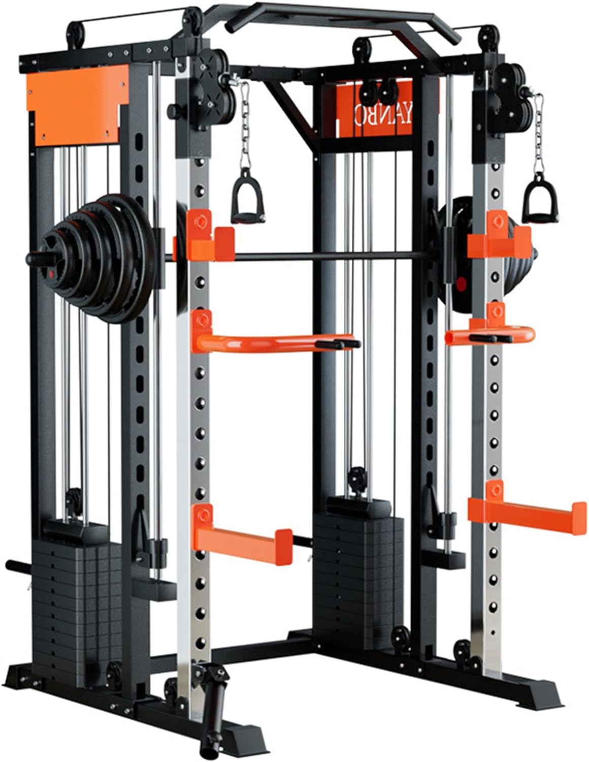 جهاز تدريب شامل متعدد الوظائف  - مراجعة Smith Machine Home Gym Power Rack وسعره