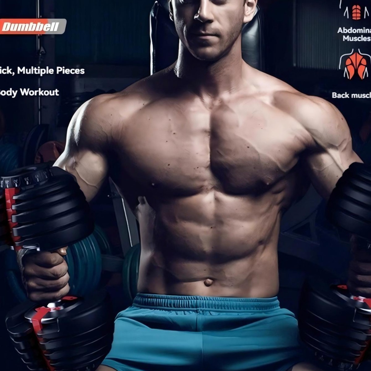 دمبل قابل للتعديل مستعمل بوزن  - مراجعة Adjustable Dumbbell 40Kg Pair وسعره
