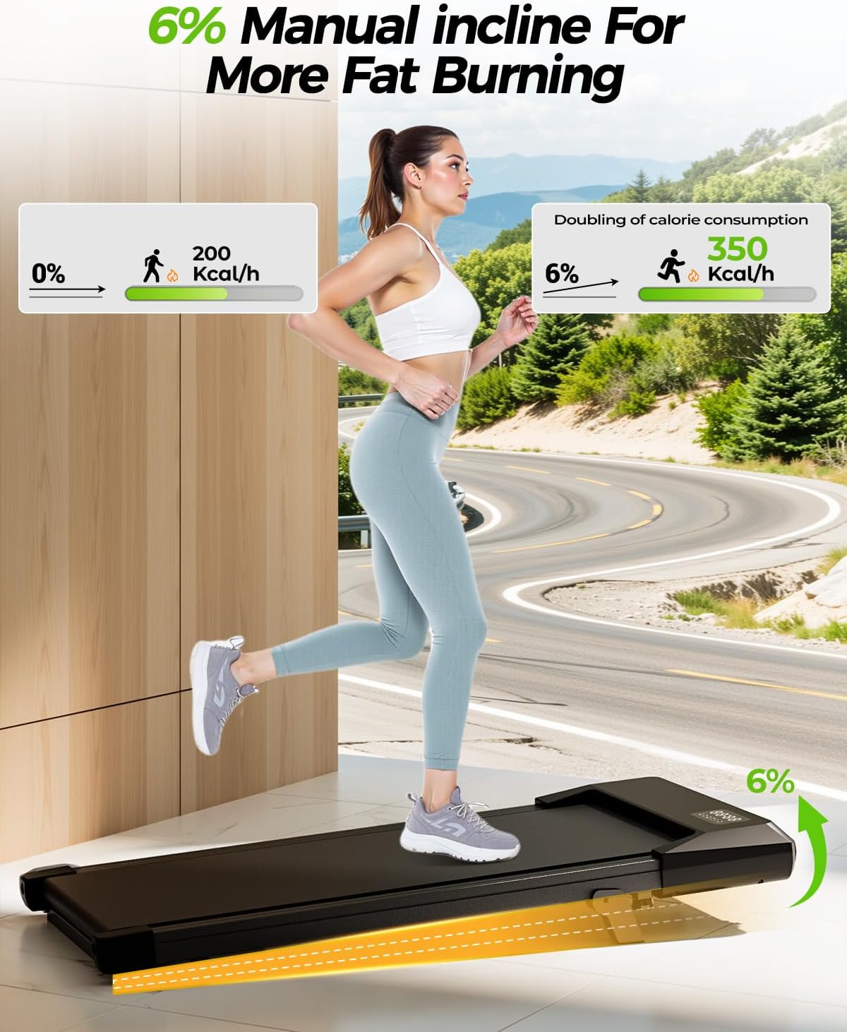 جهاز مشي محمول 3 في 1 يوضع تحت - مراجعة Treadmill Incline Home 3Hp وسعره