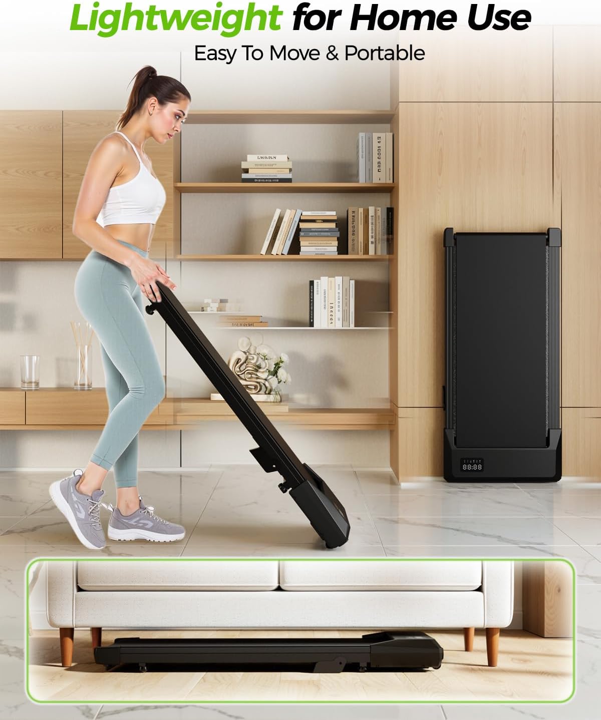 جهاز مشي محمول 3 في 1 يوضع تحت - مراجعة Treadmill Incline Home 3Hp وسعره