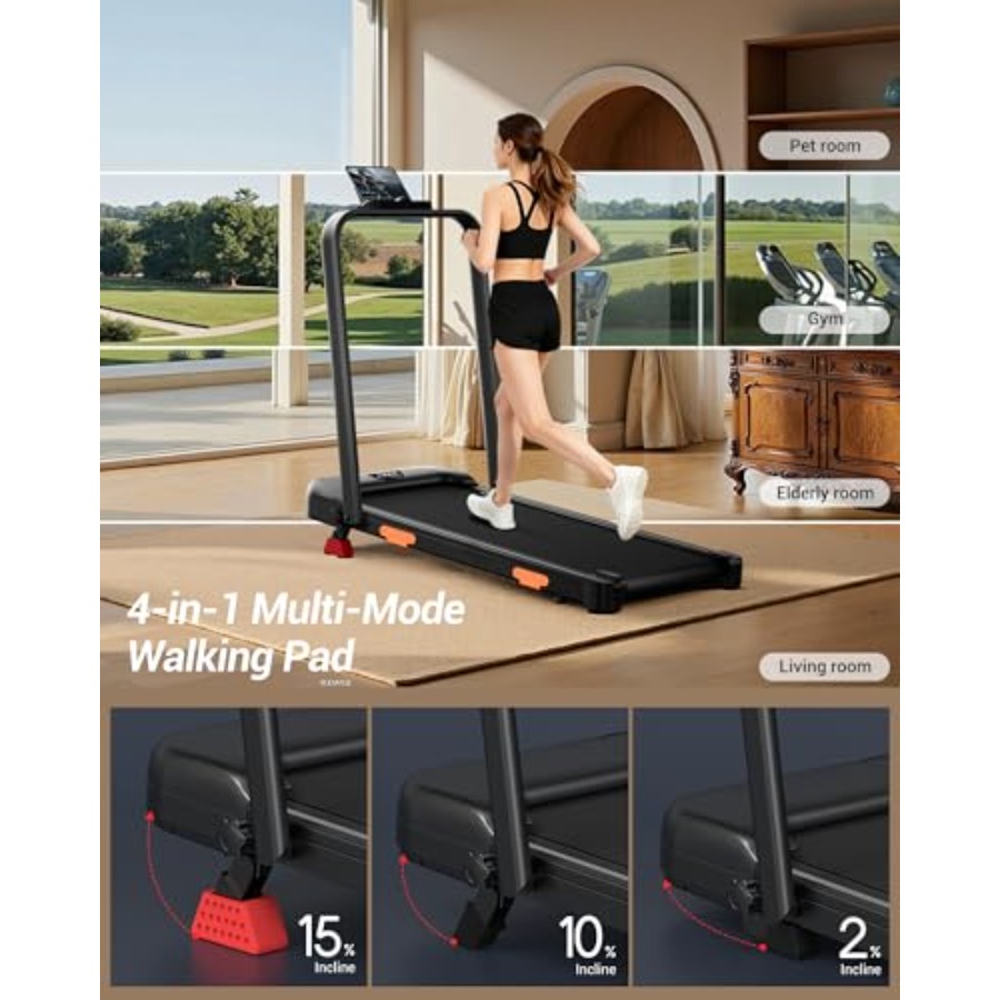 جهاز مشي قابل للطي 3 في 1 للاس - مراجعة Treadmill Incline Home 3Hp وسعره