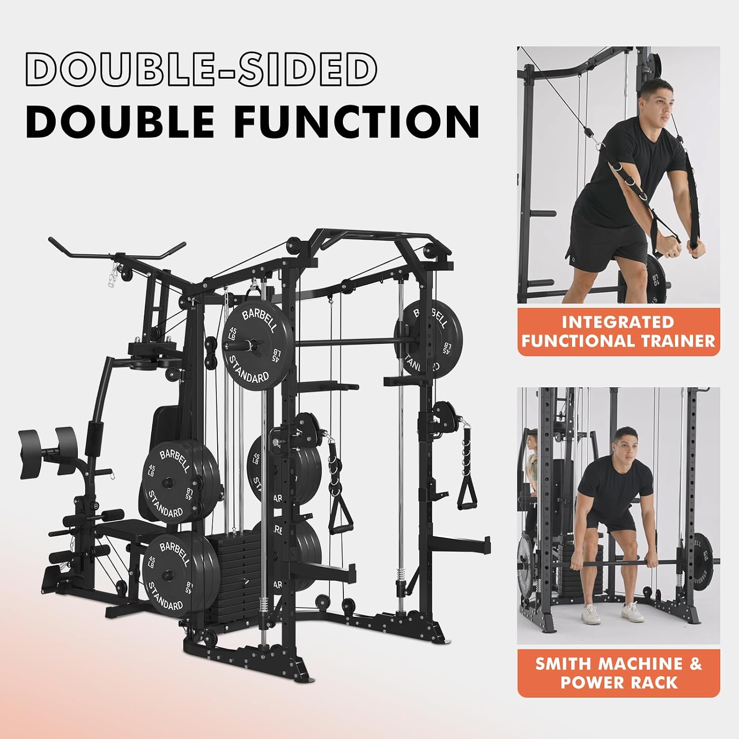 جهاز سميث مزدوج المحطات، قفص ت - مراجعة Cable Crossover Machine Home وسعره