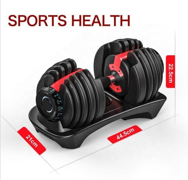 معدات تدريب اللياقة البدنية ال - مراجعة Adjustable Dumbbell 40Kg Pair وسعره