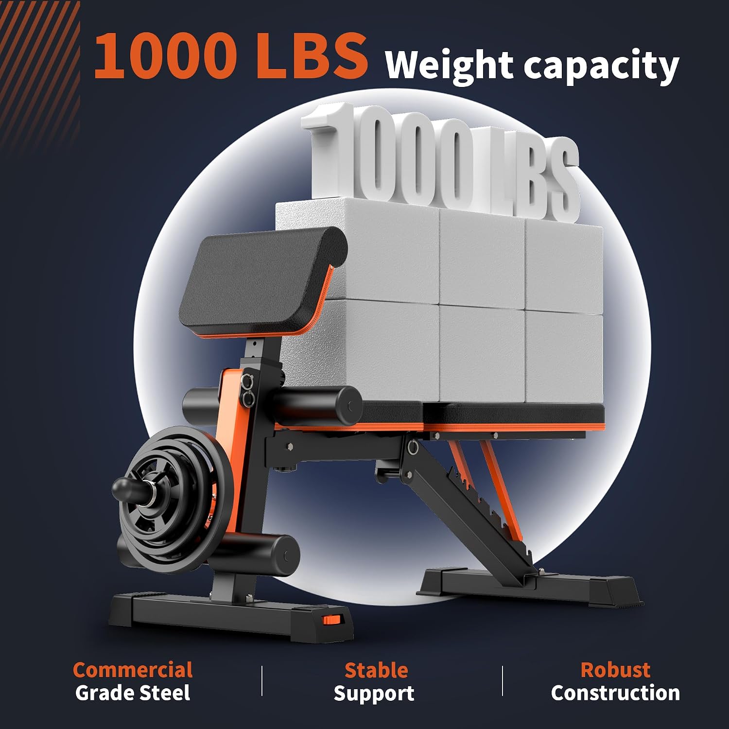 مقعد تمارين قوي بسعة 1000 رطل  - مراجعة Bench Press Adjustable Incline وسعره