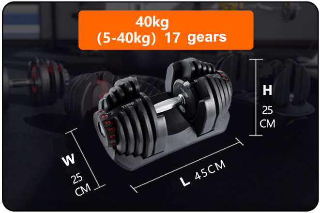 دمبل قابل للتعديل بسعر المصنع، - مراجعة Adjustable Dumbbell 40Kg Pair وسعره