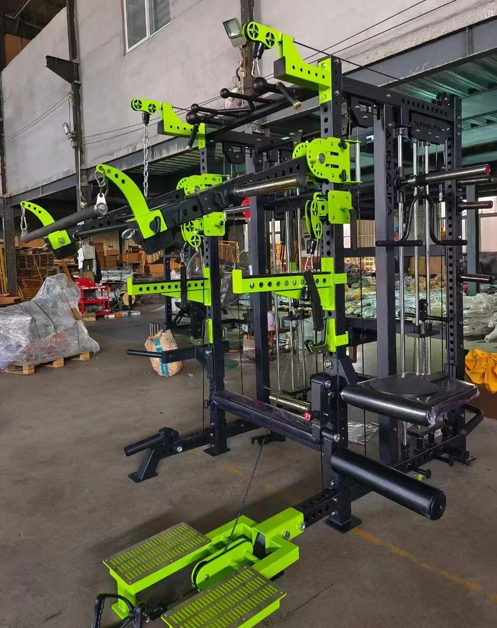 جهاز تمارين منزلي متعدد الوظائ - مراجعة Smith Machine Home Gym Power Rack وسعره