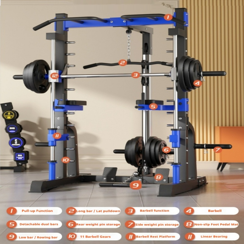 معدات تدريب شاملة منزلية متعدد - مراجعة Functional Trainer Cable Machine وسعره