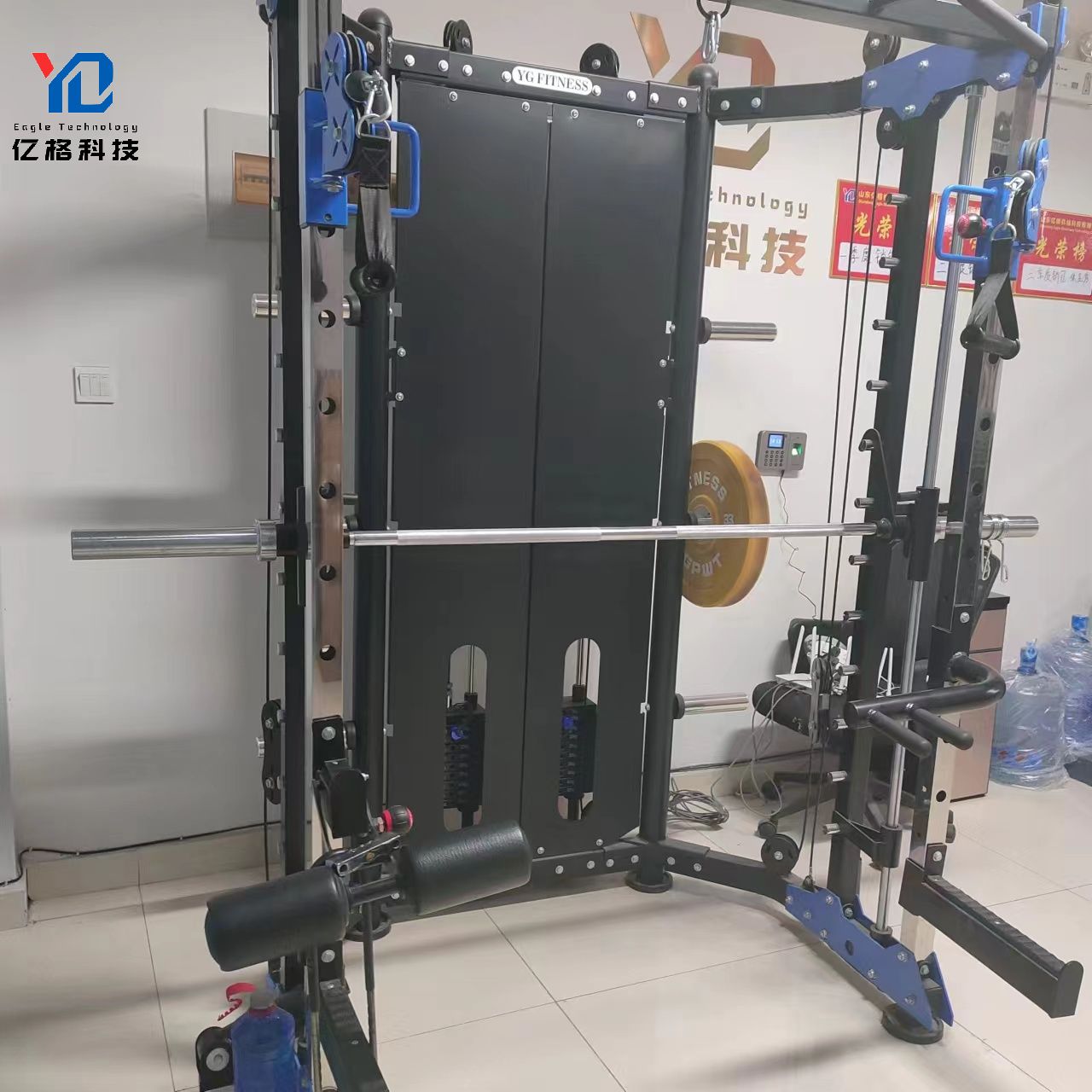 4093 معدات رياضية تجارية للمنز - مراجعة Smith Machine Home Gym Power Rack وسعره