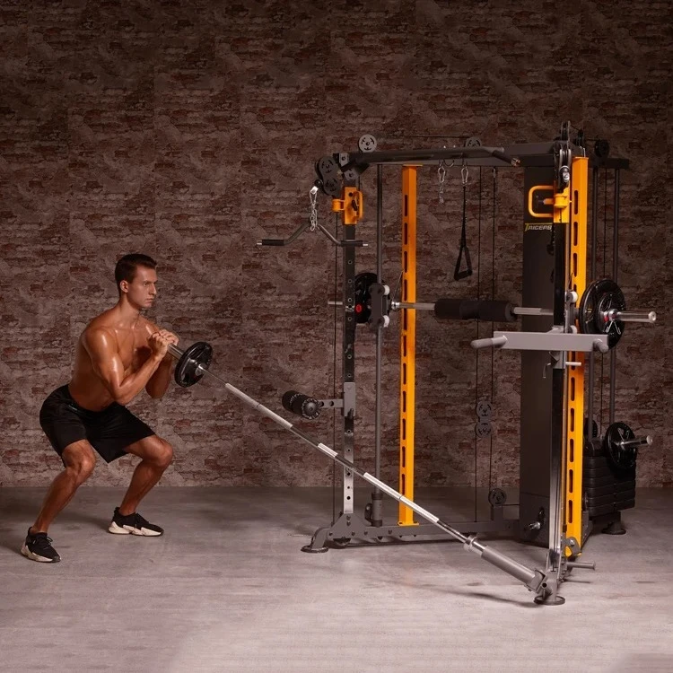 SENAOFIT بالجملة معدات لياقة ب - مراجعة Smith Machine Home Gym Power Rack وسعره
