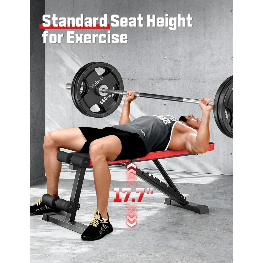 مقعد تمارين قابل للتعديل، مقعد - مراجعة Bench Press Adjustable Incline وسعره