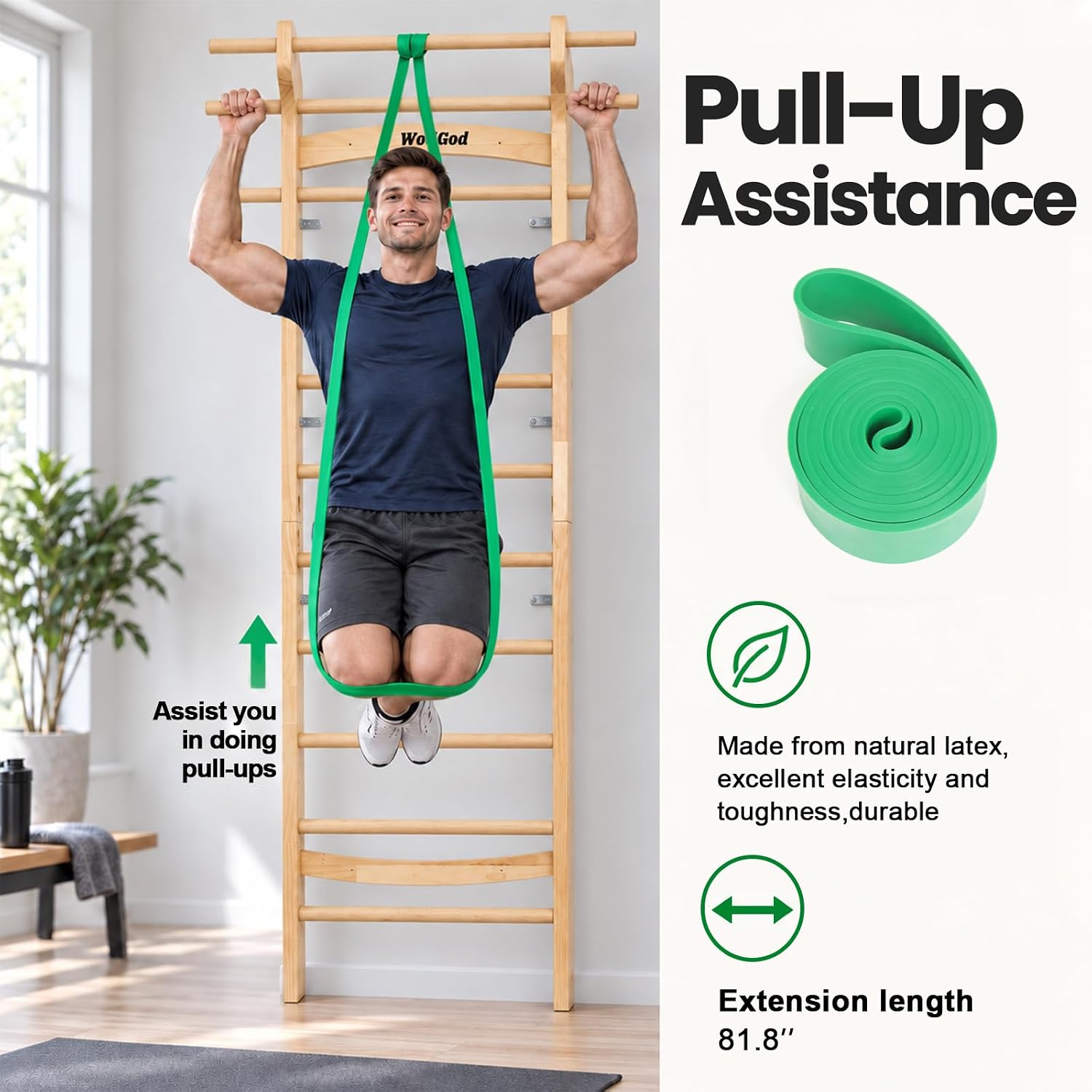 عارضة تمارين سويدية خشبية مع 1 - مراجعة Pull Up Bar Wall Mounted وسعره
