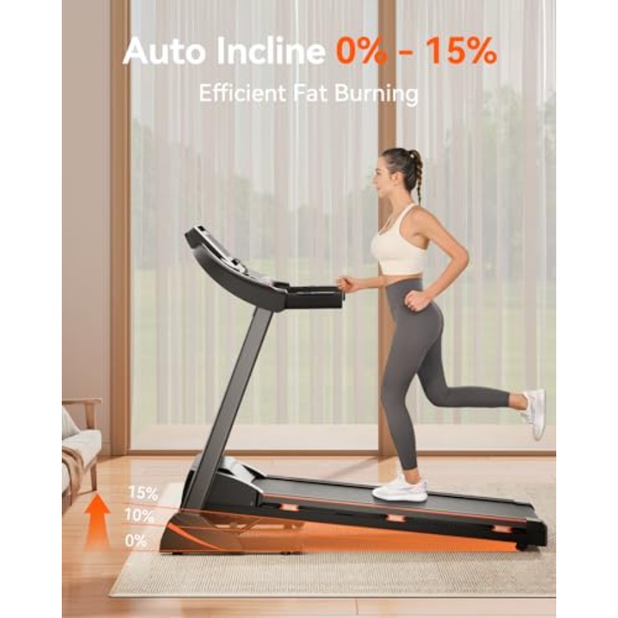 جهاز مشي منزلي مع ميل أوتوماتي - مراجعة Treadmill Incline Home 3Hp وسعره